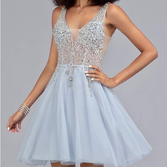 PBasix Black Label Teal Open Back Dress Size 2 (X-Small) - Picture 2 of 10